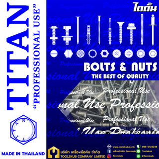 TITAN “PROFESSIONNAL USE” MADE IN THAILAND RP4460 รีเวทอลูมิเนียม #4-1 (100ชิ้นต่อ1ห่อ)