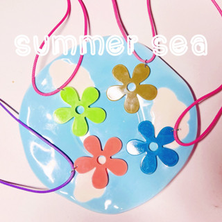 พร้อมส่ง‼️ สร้อยน้องดอกไม้ summer sea🌈 สายทะเลต้องมีรุ่นนี้เเล้วว🌵