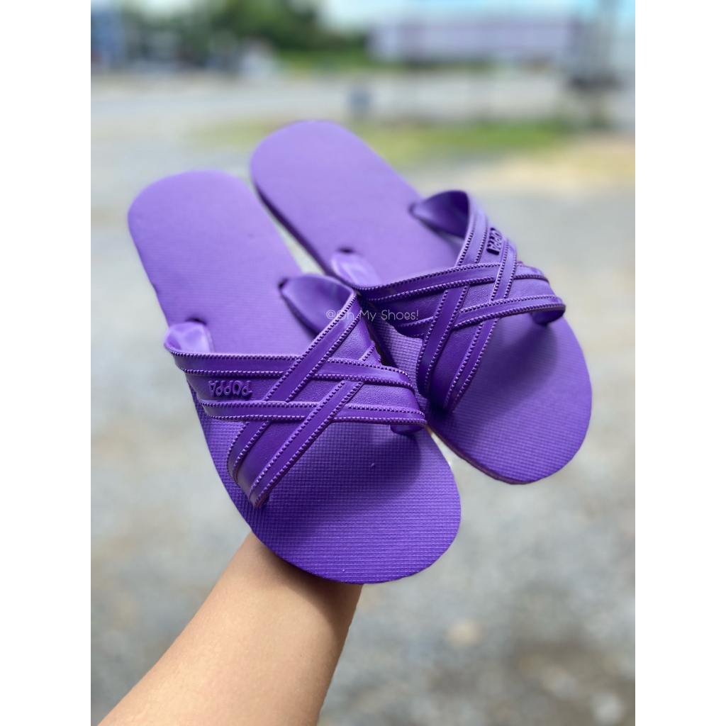 🌟ลูกค้าใหม่ 1 บาท💯 PUPPA รองเท้าแตะสวม สีล้วน เบอร์ 9-11 เบาใส่สบาย แห้งเร็ว