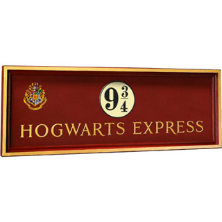 Noble Collection Harry Potter Hogwarts Express Platform 9 3/4 Sign ป้ายแพลตฟอร์ม 9 3/4