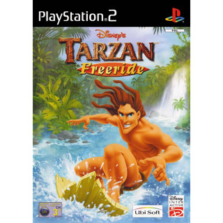 Disneys Tarzan Freeride (Europe) PS2 แผ่นไรท์ แผ่นเกมPS2 เกมเพทู แผ่นplay2