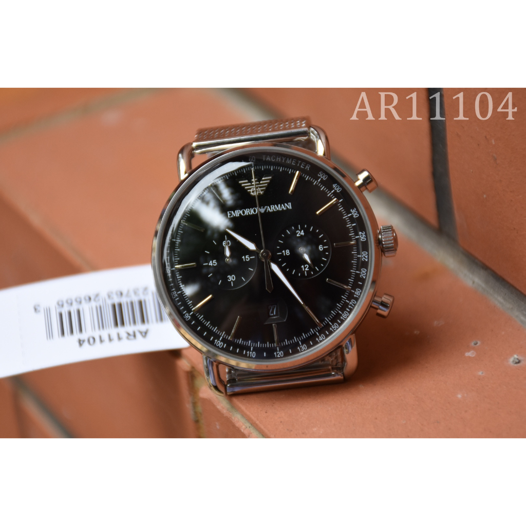 รุ่นที่ขายดี！Emporio Armani รุ่น: Ar11104 นาฬิกาสำหรับผู้ชาย ขนาด: 43 มม