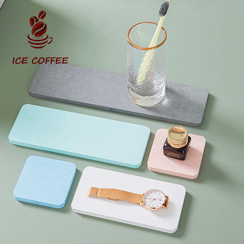 🧊 ICE COFFEE ที่รองแก้ว ผลิตจากดินเบา แห้งไว ดูดซับน้ำได้อย่างรวดเร็ว ที่รองแก้วน้ำ หินรองแก้วซับน้ํา ซับน้ำไว แห้งไว