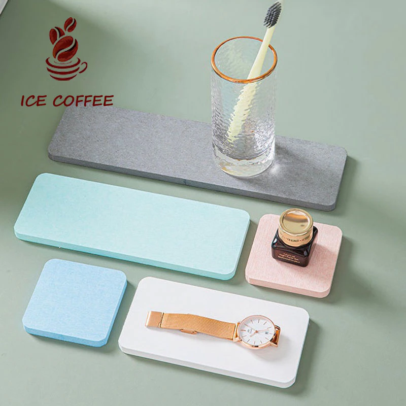 🧊 ICE COFFEE ที่รองแก้ว ผลิตจากดินเบา แห้งไว ดูดซับน้ำได้อย่างรวดเร็ว ที่รองแก้วน้ำ หินรองแก้วซับน้ํา ซับน้ำไว แห้งไว