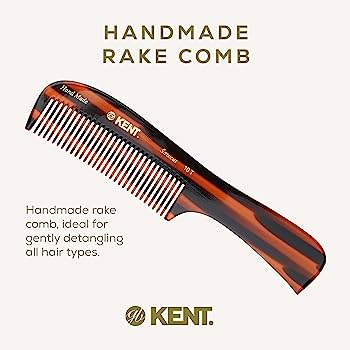 หวีด้าม KENT 10T และ 14T Handmade Handled Rake Comb นำเข้าจากประเทศอังกฤษ