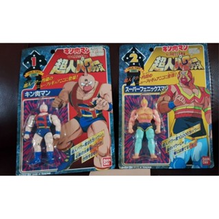 Figure คินนิกุแมน Kinnikuman Bandai 1991 Thailand สติ๊กเกอร์เก่าห้างโตคิว (Tokyu)