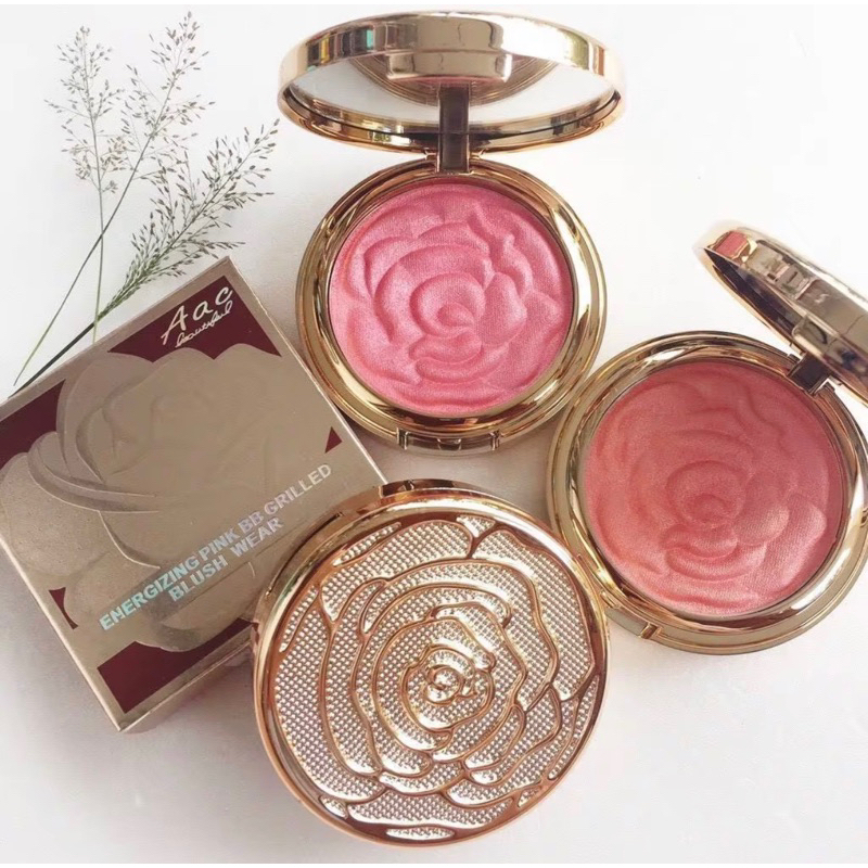 บลัชออน AAC Energizing Pink BB Grilled Blush Wear ตลับทอง hi