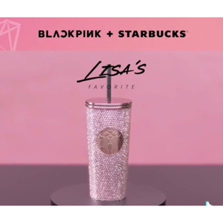 (PREORDER เท่านั้น)แก้วเก็บความเย็น Starbucks : BLACKPINK Bring Cold Cup แก้วลิซ่าคอลเลคชั่น BLACKPINK x Starbucks