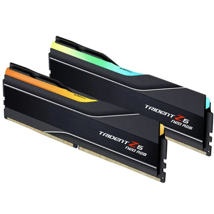 Gskill Trident Z5 Neo RGB 48GB (2x24GB) 6000 CL40-48-48-96 F5-6000J4048F24GX2-TZ5NR BLACK AMD EXPO