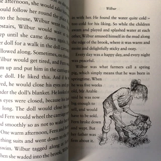 【หนังสือภาษาอังกฤษ】Charlotte's Web: A Newbery Honor Award Winner by E. B. White หนังสือพัฒนาตนเอง