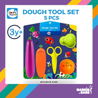 JOAN MIRO I Dough Tool Set 5 pcs อุปกรณ์โดว์ ของเล่นโดว์ ชุดลายผัก - ผลไม้สุดน่ารักก I MARKIN.Babe