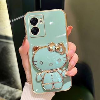 เคส กระจกคิตตี้ ตั้งได้ สำหรับรุ่น Realme C53 C55 C11 C30 C30s C33 C3 C21 C21y C25y C12 C15 C17 Realme5 5i 6i  ส่งจากไทย