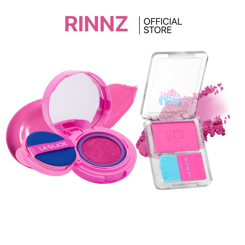 สั่งในไลฟ์ลด50%🔥 Duo Dlush Laglace บลัชดูโอ้ฝุ่น & คุชชั่น สินค้าลิมิเตด คุชชั่นบลัชลากลาส