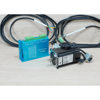 Hybrid Closed-Loop Stepper Motor (Nema23) 57HBS23 แรงบิด 2.3N.m 4A Shaft 8mm + HBS57 Driver