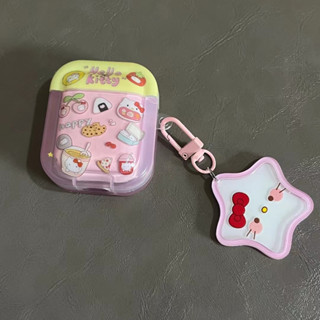 💟ล่าสุด💟เคสแอร์พอด 2 1 pro2 Case for Airpods 3 pro  hello kitty เการป้องกันการตก ซิลิโคนนิ่ม Soft Case Airpod gen 3 2021