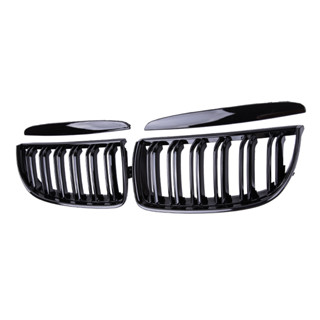 กระจังหน้า BMW E90 Grille Racing Grill Gloss Black  For BMW E90 E91 3 Series 323I 328I 335I 330I 325I 05-08