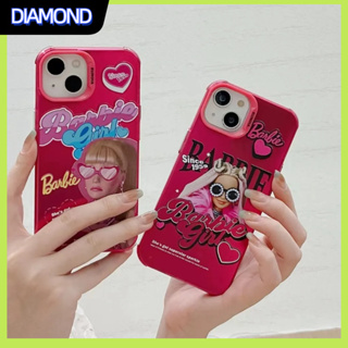 💲คูปองเคลม💲เคสไอโ case for iphone 11 12 เจ้าแม่บาร์บี้ เคส 14 13 12 11 pro max ซิลิโคนเหลวป้องกันการตกหล่น