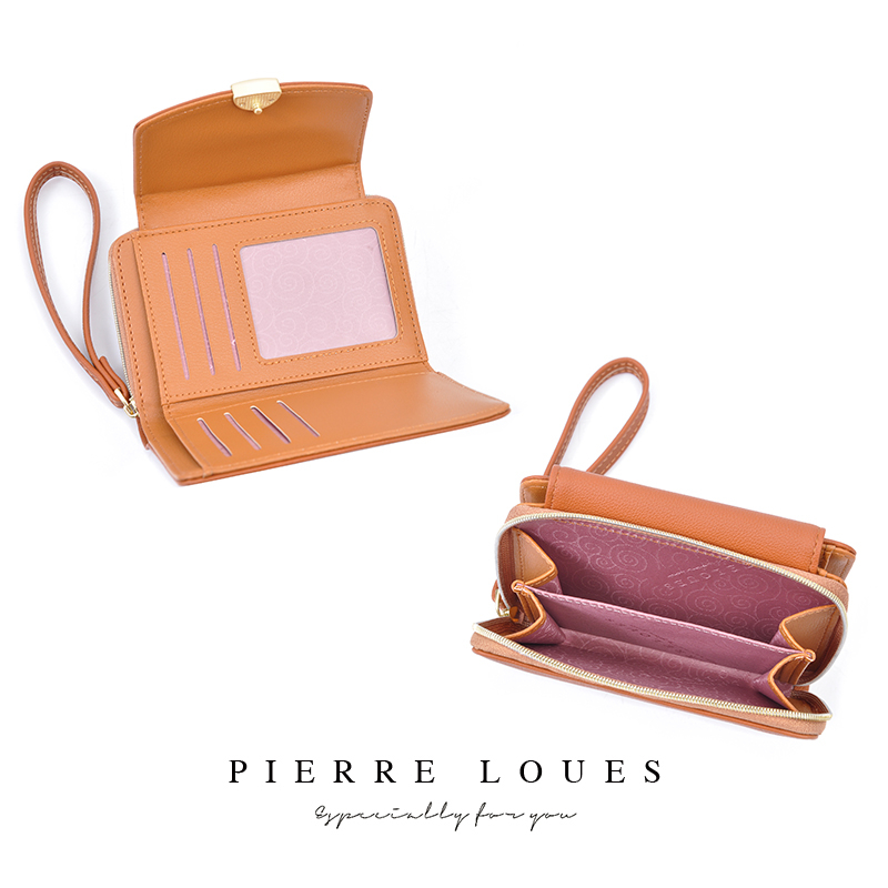 กระเป๋าสตางค์ใบสั้น Plerre Louseพร้อมส่ง กระเป๋าสตางค์ผู้หญิง แฟชั่น สไตล์เกาหลี PL86-18-2