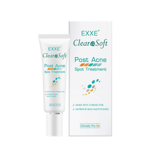 Exxe Clearasoft Intensive Clear Acne Gel เจลแต้มสิว 15g. [1หลอด] **exp.10/05/2024**