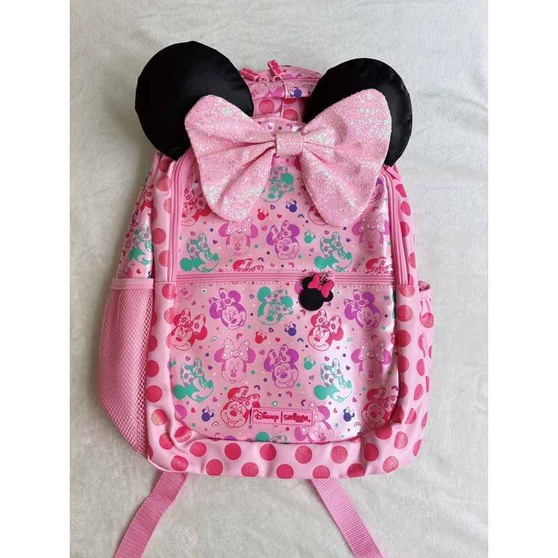 Smiggle Disney Minnie Mouse Backpack 16” กระเป๋าเป้ มินนี่เมาส์ 16 นิ้ว