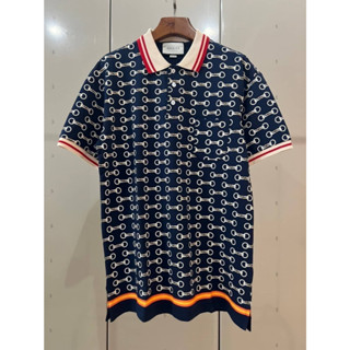 เสื้อโปโล MONOGRAM 💙POLO SHIRT  งานOri เนิ้อผ้าคุณภาพสูง Size M - 2XL