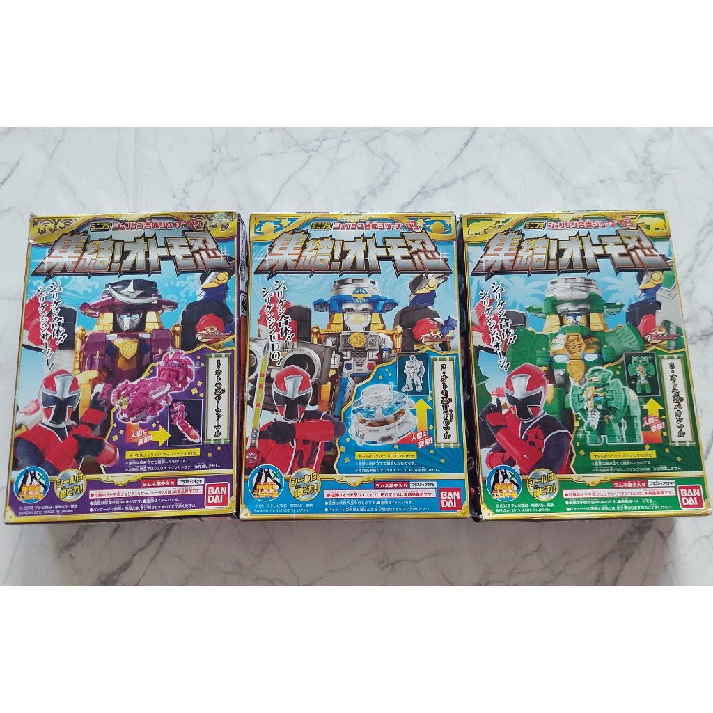 แคนดี้ทอยส์ มินิพลา พาร์ทเสริม นินนินเจอร์ ครบ 3 กล่อง ของแท้ มือ 1 Super Sentai Minipla ของเล่น Candy Toy Ninninger
