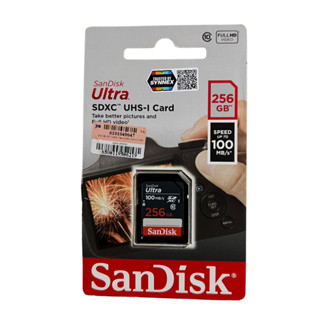 SANDISK 256 GB SD CARD (เอสดีการ์ด) ULTRA SDXC (SDSDUNR-256G-GN3IN)