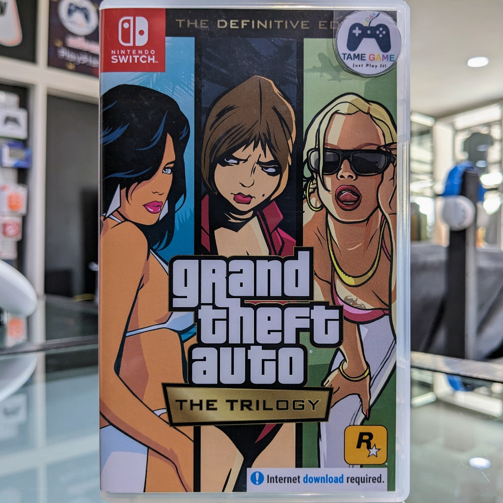 (ภาษาอังกฤษ) มือ2 Nintendo Switch GTA The Trilogy เกมNintendoSwitch มือสอง (Grand Theft Auto The Trilogy)