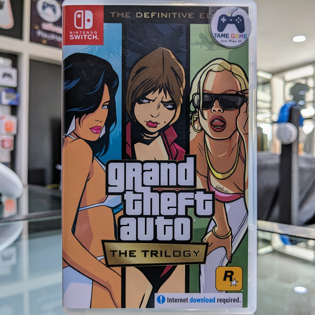 (ภาษาอังกฤษ) มือ2 Nintendo Switch GTA The Trilogy เกมNintendoSwitch มือสอง (Grand Theft Auto The Tri