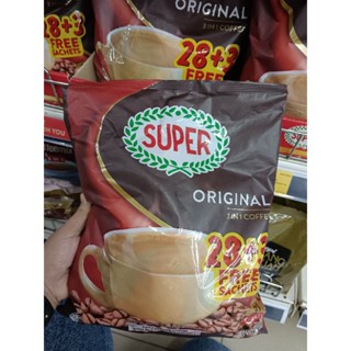 กาแฟ SUPER COFFEE 3 IN 1แบรนด์ Super ถุงใหญ่ มี30ซอง