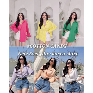 #COTTON CANDY 🍭เสื้อเชิ้ตแขนยาว New Everyday korea shirt