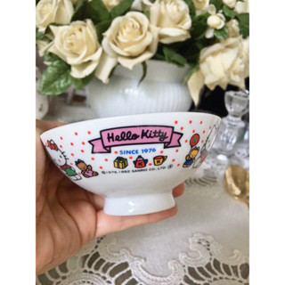 Sanrio ชามข้าวต้ม Kitty ลายน่ารักมากค่ะ มีมาใบเดียว