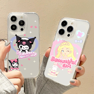 เคสใส กันกระแทก ลายน่ารัก เคสลายการ์ตูน สําหรับ OPPO Reno 10 pro plus Reno9 pro Reno3 pro Reno6 A83 tpu case