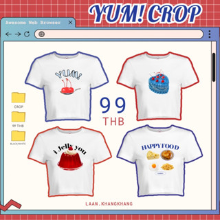 CROP TOP เสื้อครอปสไตล์เกาหลีสุดเก๋