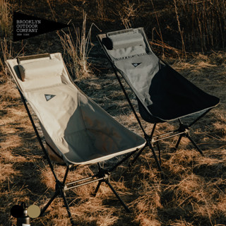 เก้าอี้ BROOKLYN OUTDOOR COMPANY  The Folding Stargaze Chair Khaki/Black พร้อมส่ง