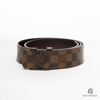 LV BELT 95 BROWN DAMIER CANVAS BRHW