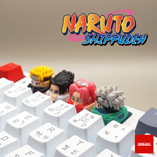 Keycaps คีย์แคป Artisan Set Naruto Team 7 งาน Handmade Keycap