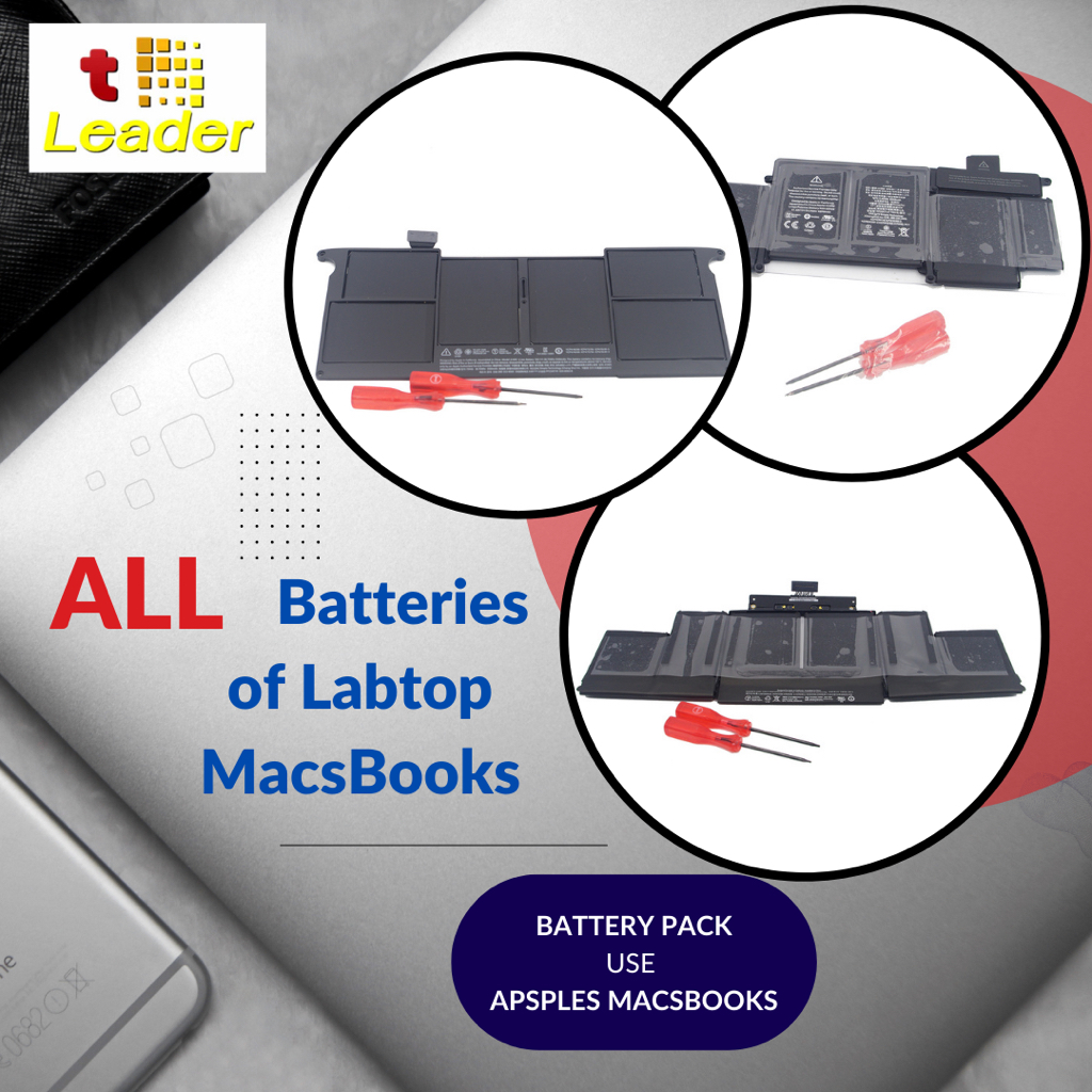 All Batteries of Labtop MacsBooks แบตเตอรี่ทั้งหมดของเครื่องคอมพิวเตอร์พกพา MacsBooks