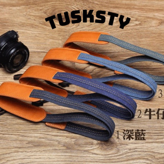 (tusksty) สายคล้องกล้อง tusksty สียีนส์ สวยเก๋ สำหรับกล้องMirrorlessทุกรุ่น กล้องDSLR และกล้องคอมแพ็คทุกรุ่น