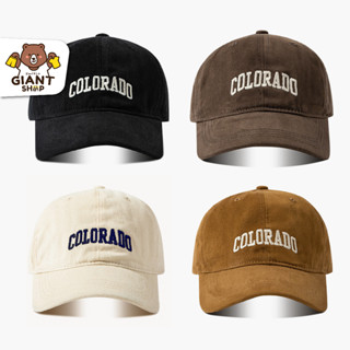 GIANTSHOP หมวกเบสบอล เรียบง่ายสไตล์เกาหลี รุ่น COLORADO (H-816)