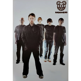 โปสเตอร์ Radiohead เรดิโอเฮด วง ดนตรี รูป ภาพ ติดผนัง สวยๆ ภาพติดผนัง poster 34.5 x 23.5 นิ้ว (88 x 60 ซม.โดยประมาณ)