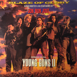 แผ่นเสียง LP Jon Bon Jovi – Blaze Of Glory ( 1990 UK press )