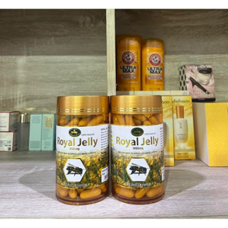 🐝Nature King Royal Jelly นมผึ้ง เนเจอร์คิงส์ 1000mg 120 เม็ด (พร้อมใบรับประกัน)