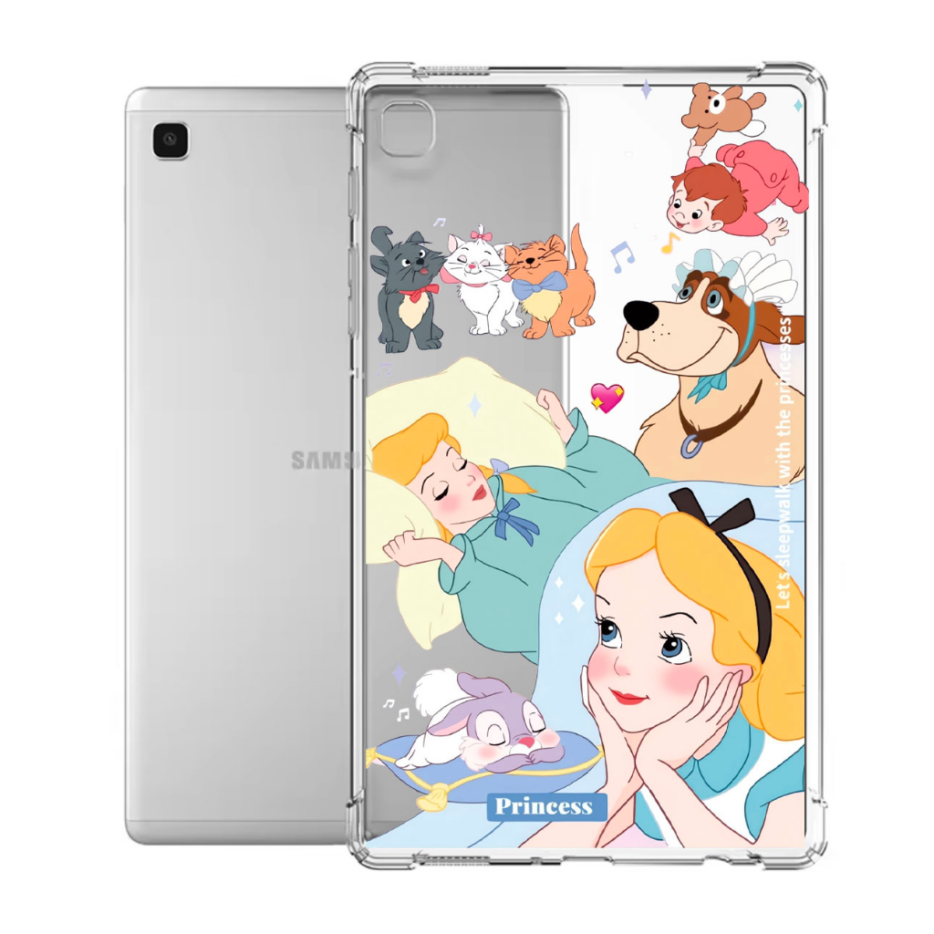 เคสใสนิ่มกันกระแทก เคสลายการ์ตู Samsung Galaxy Tab S6 lite/S7 lite/S8 ultra/A7 lite/tab a8 10.5/TAB 