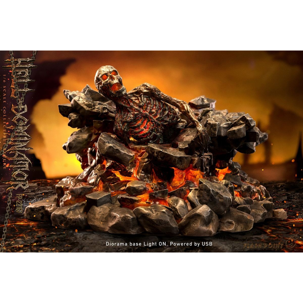 Hell Dominator Diorama LED Base 1/6 (Flash Point Studio) ฐาน Spawn 1/6 ของใหม่
