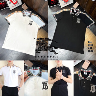 เสื้อโปโล BURBERRY 🖤🤍 Hiend 1:1 cotton 💯 ร้านค้าจัดส่งไว