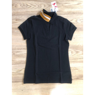 เสื้อโปโลGIORDANO หญิงสีดำพร้อมส่งsize m อกก่อนยืด 34”แบรนด์Giordanoแท้ 100% ป้าย 890฿ sale 490฿🔥🔥