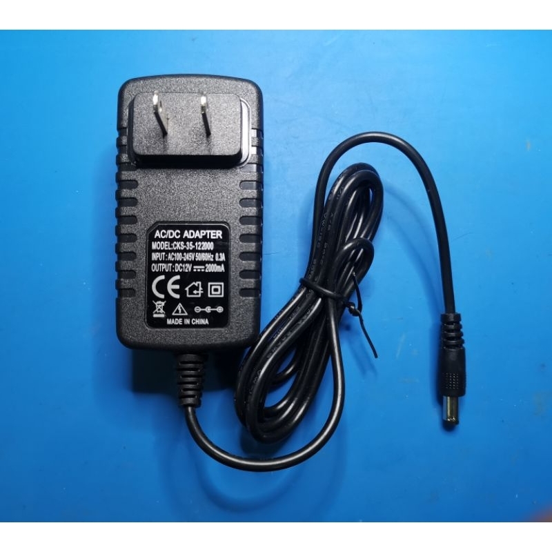 อะแดปเตอร์ Adapter 12VDC, 2A (5.5x2.5mm) สำหรับงาน CCTV และใช้งานทั่วไป