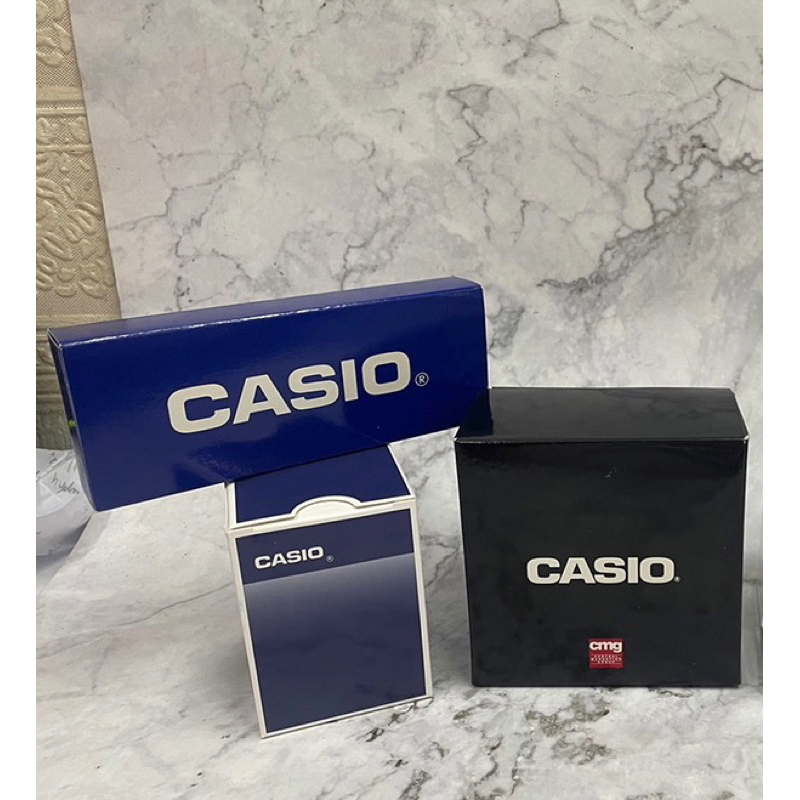 กล่องนาฬิกา Casio สีน้ำเงิน กล่องนาฬิกา กล่องกระดาษ 3แบบ กล่อง CASIO กล่องสีเหลี่ยม กล่องไม้ขีด กล่องใส่นาฬิกาข้อมือ