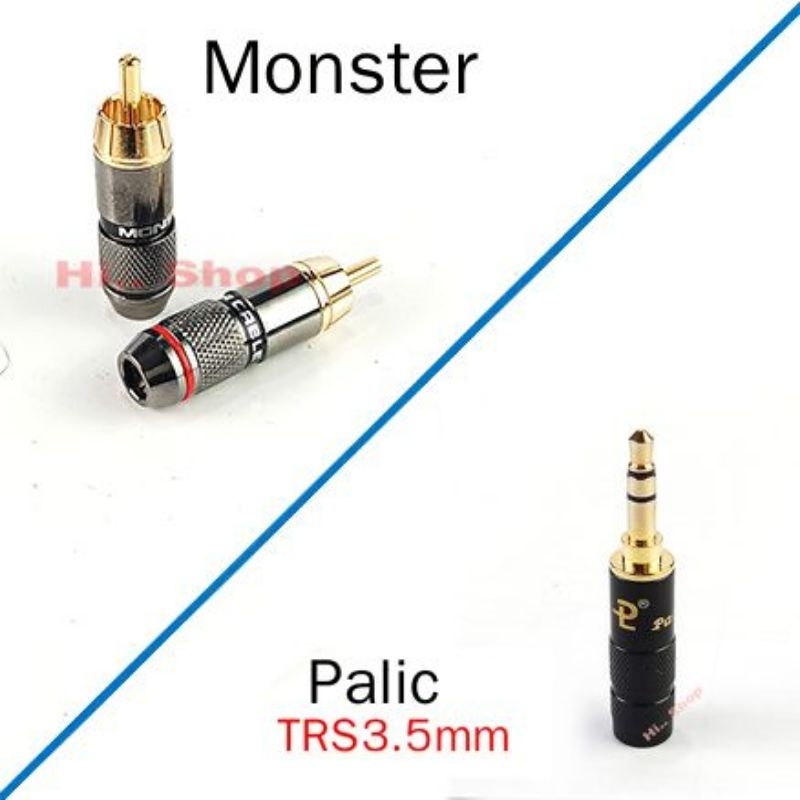 สาย Y mini3.5 - 2RCA สาย CANARE L-2E5AT แจ็ค Palic/ MONSTER